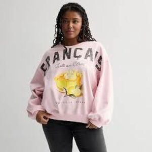 Pink Graphic Sweatshirt